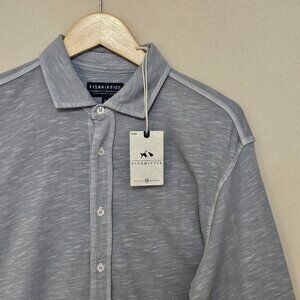 Fish Hippie Balao Long Sleeve Knit Button Down S